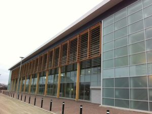 Roker Retail Park rainscreen timber cladding